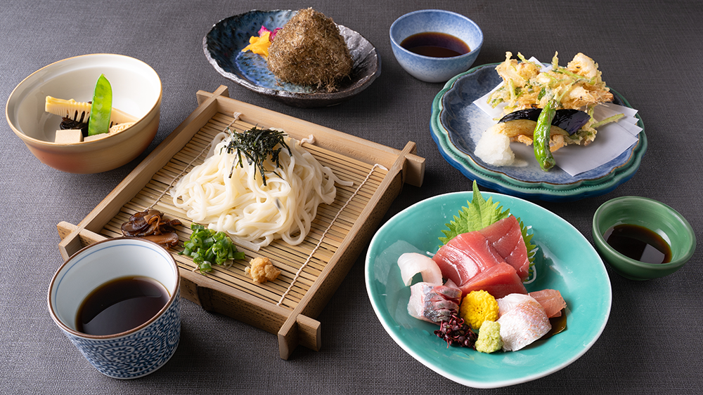 お刺身氷見うどんランチ