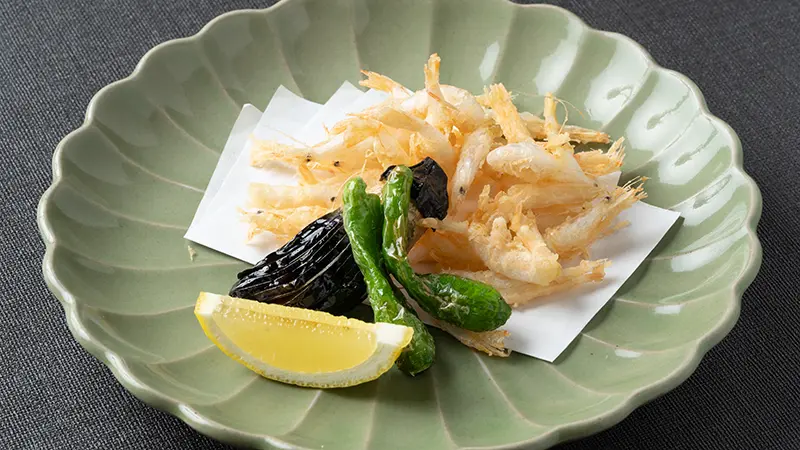 白海老の唐揚げ